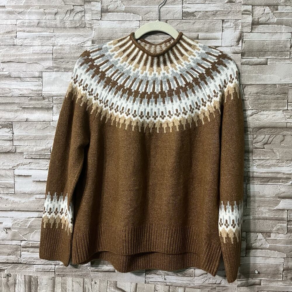 Cece Women’s Glamour Melody Long Sleeve Funnel Neck Sweater Size Medium Winter